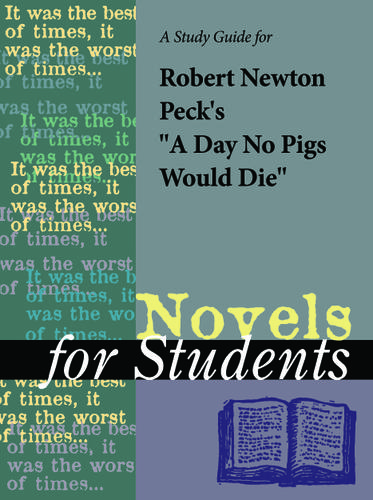 Cover image for A Study Guide for Robert Newton Peck's "A Day No Pigs Would Die"