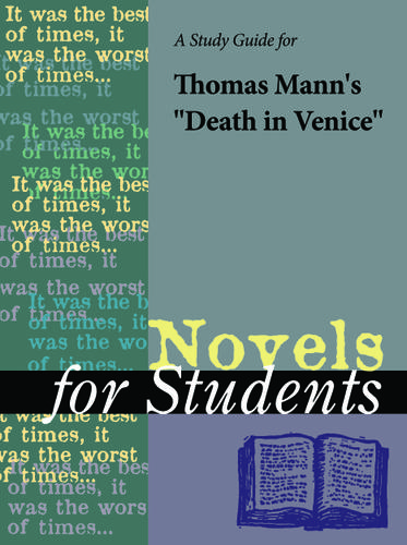 Cover image for A Study Guide for Thomas Mann's "Death in Venice"
