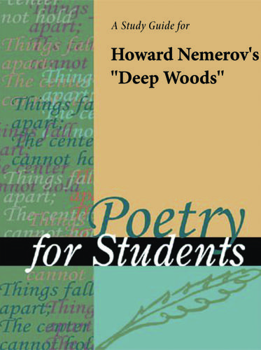 Cover image for A Study Guide for Howard Nemerov's "Deep Woods"