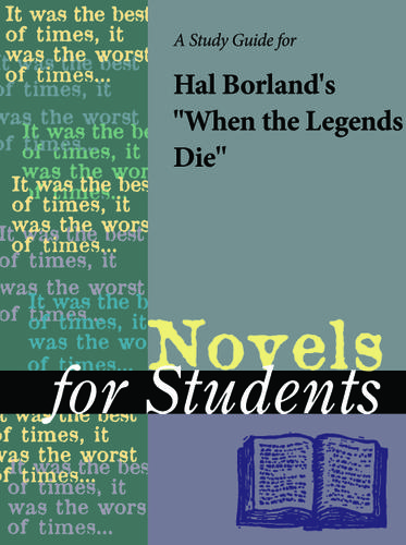 Cover image for A Study Guide for Harold Glen Borland's "When the Legends Die"