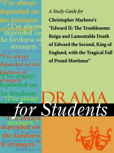Cover image for A Study Guide for Christopher Marlowe's "Edward II"