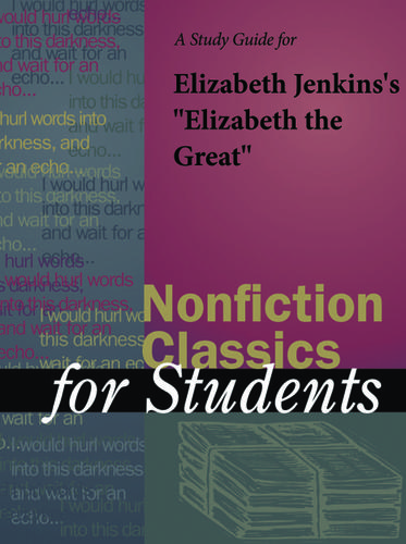 Cover image for A Study Guide for Elizabeth Jenkins's "Elizabeth the Great"