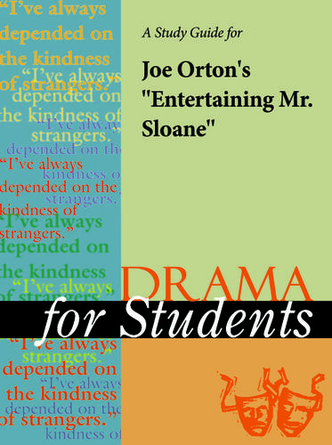 Cover image for A Study Guide for Joe Orton's "Entertaining Mr. Sloane"