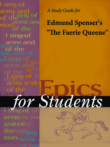 Cover image for A Study Guide for Edmund Spenser's "The Faerie Queene"