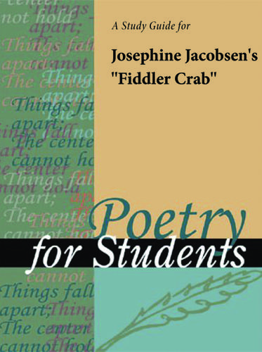 Cover image for A Study Guide for Josephine Jacobsen's "Fiddler Crab"