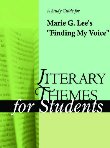 Cover image for A Study Guide for Marie G. Lee's "Finding My Voice"