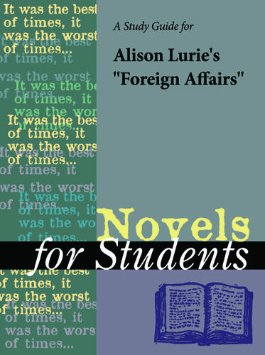 Cover image for A Study Guide for Alison Lurie's "Foreign Affairs"