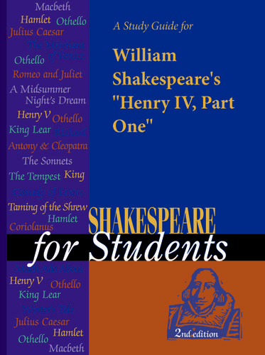 Cover image for A Study Guide for William Shakespeare's "Henry IV, Part One"