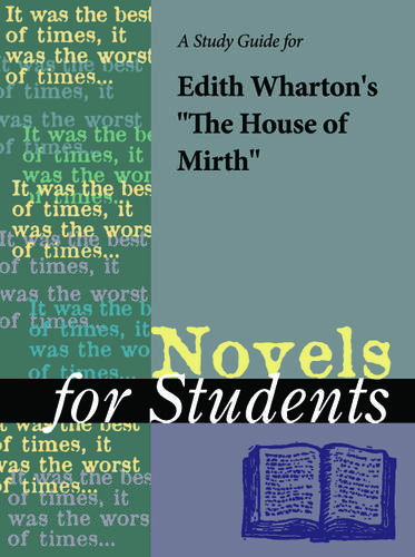 Cover image for A Study Guide for Edith Wharton's "House of Mirth"