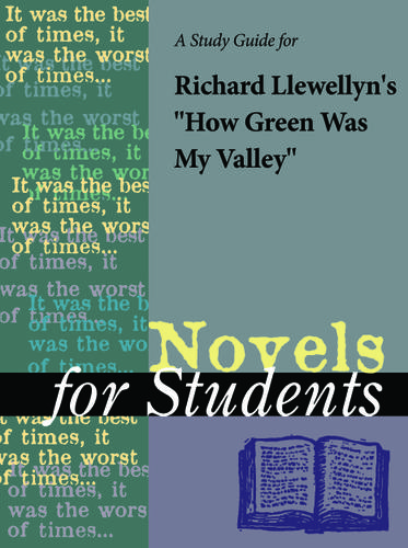 Cover image for A Study Guide for Richard Llewellyn's "How Green Was My Valley"