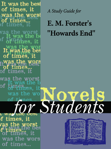 Cover image for A Study Guide for E. M. Forster's "Howard's End"