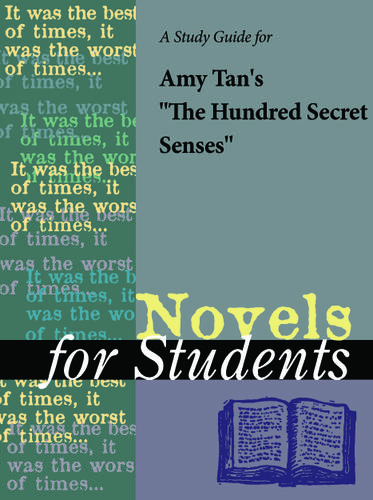 Cover image for A Study Guide for Amy Tan's "The Hundred Secret Senses"