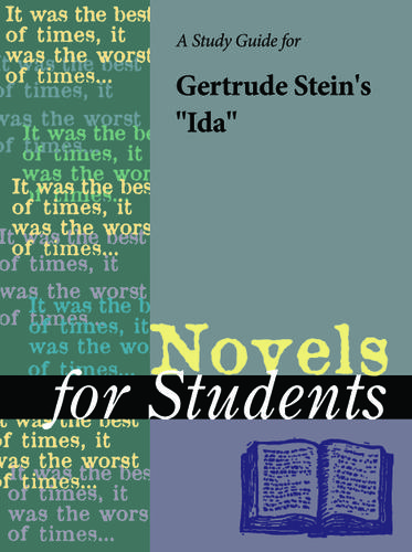Cover image for A Study Guide for Gertrude Stein's "Ida"