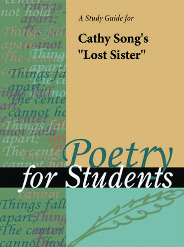 Cover image for A Study Guide for Cathy Song's "Lost Sister"