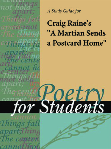 Cover image for A Study Guide for Craig Raine's "A Martian Sends a Postcard Home"