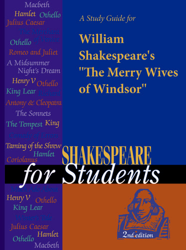 Cover image for A Study Guide for William Shakespeare's "The Merry Wives of Windsor"