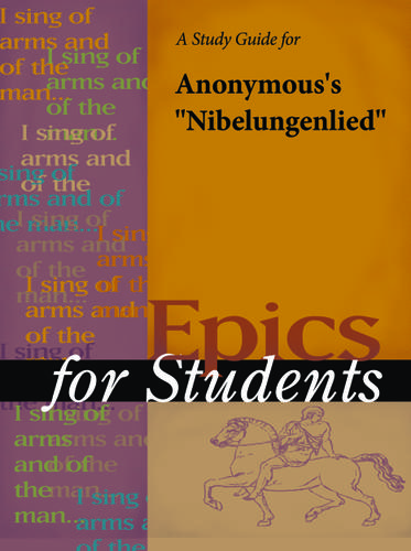 Cover image for A Study Guide for Anonymous's "Nibelungenlied"
