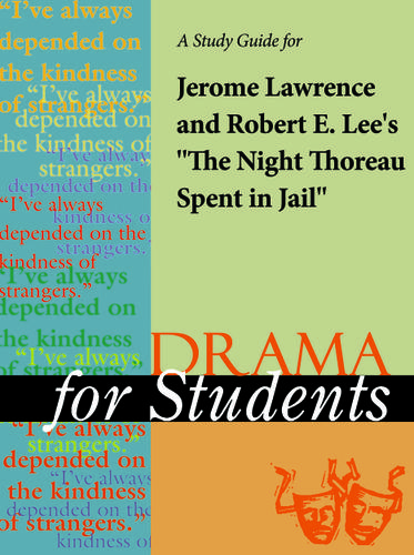 Cover image for A Study Guide for Jerome Lawrence's "The Night Thoreau Spent in Jail"