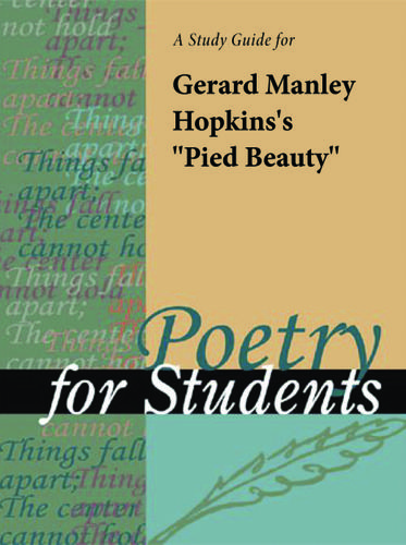 Cover image for A Study Guide for Gerard Manley Hopkins's "Pied Beauty"