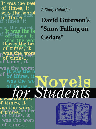 Cover image for A Study Guide for David Guterson's "Snow Falling on Cedars"
