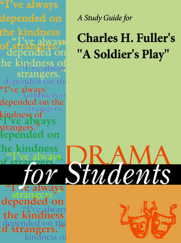 Cover image for A Study Guide for Charles Fuller's "A Soldier's Play"