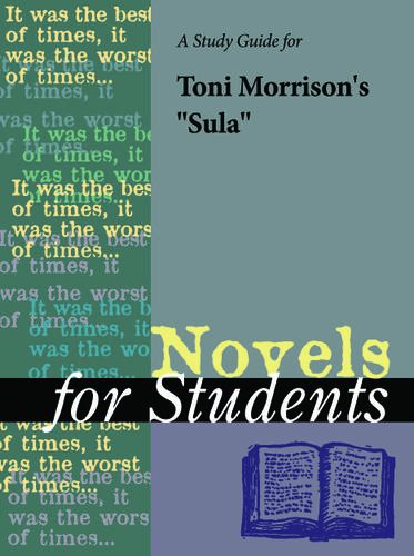 Cover image for A Study Guide for Toni Morrison's "Sula"