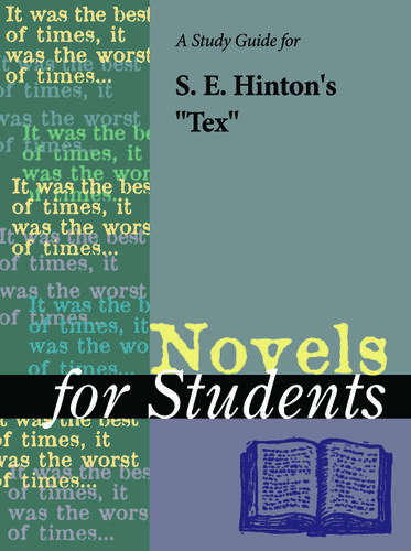 Cover image for A Study Guide for S. E. Hinton's "Tex"