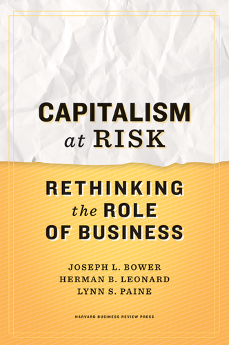Cover image for Capitalism at Risk
