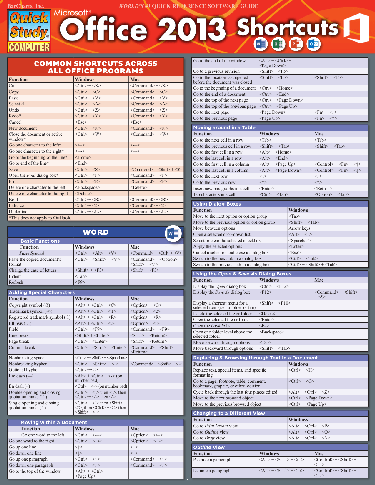 Cover image for Microsoft Office 2013 Shortcuts