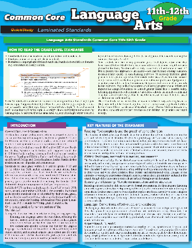 Cover image for Ccss: Language Art 11Th & 12Th Grade