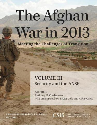 Cover image for The Afghan War in 2013: Meeting the Challenges of Transition