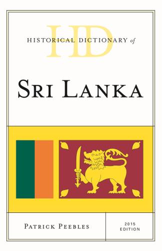 Cover image for Historical Dictionary of Sri Lanka