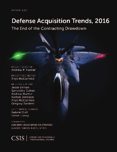 Cover image for Defense Acquisition Trends, 2016