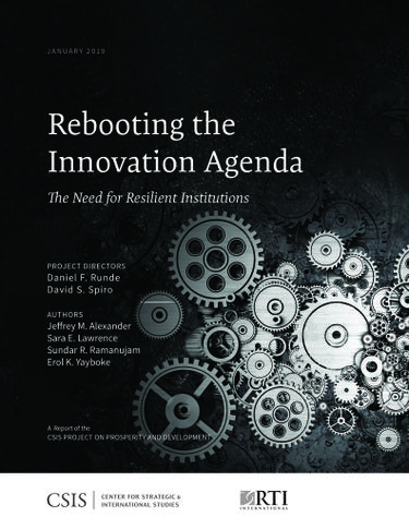 Cover image for Rebooting the Innovation Agenda