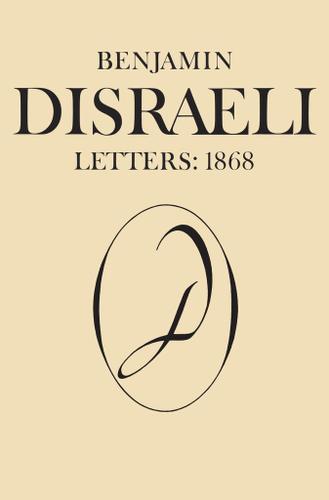 Cover image for Benjamin Disraeli Letters
