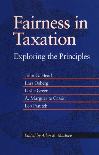 Cover image for Fairness in Taxation