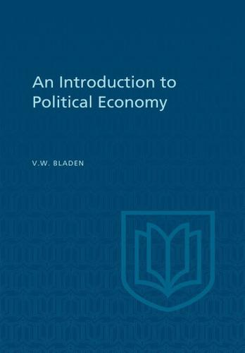 Cover image for An Introduction to Political Economy
