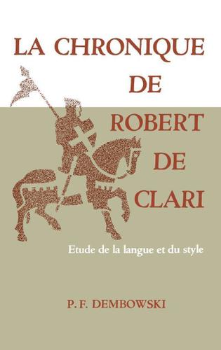 Cover image for La Chronique de Robert de Clari