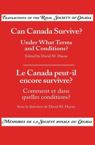 Cover image for Can Canada Survive?