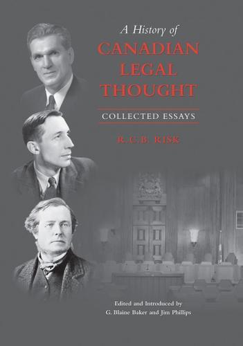 Cover image for A History of Canadian Legal Thought