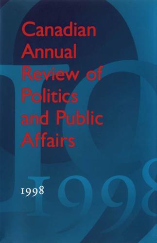 Cover image for Canadian Annual Review of Politics and Public Affairs