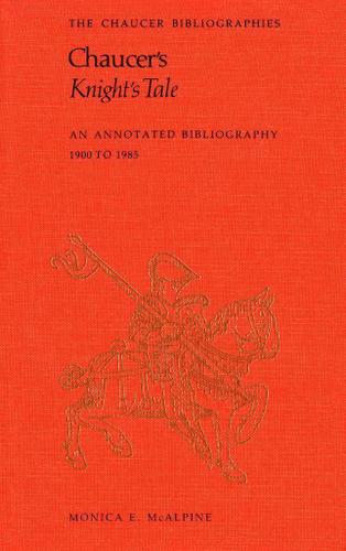 Cover image for Chaucer's Knight's Tale