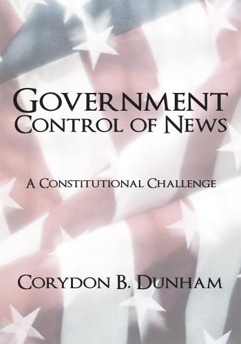Cover image for Government Control of News