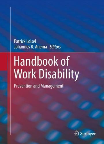 Cover image for Handbook of Work Disability