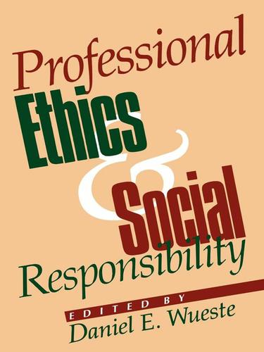 Cover image for Professional Ethics and Social Responsibility