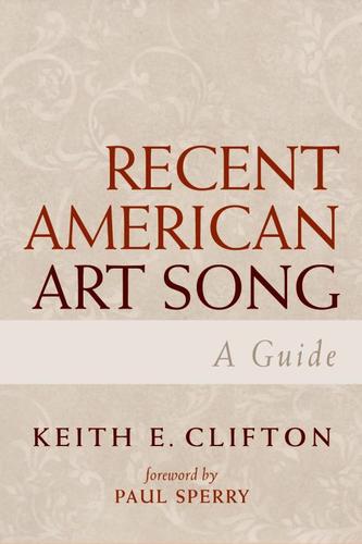 Cover image for Recent American Art Song