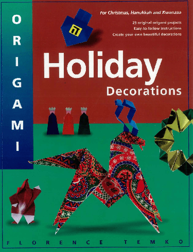 Cover image for Origami Holiday Decorations