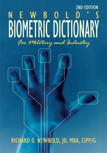 Cover image for Newbold's Biometric Dictionary for Military and Industry