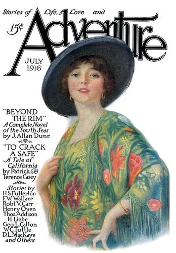 Cover image for Adventure (July, 1916)
