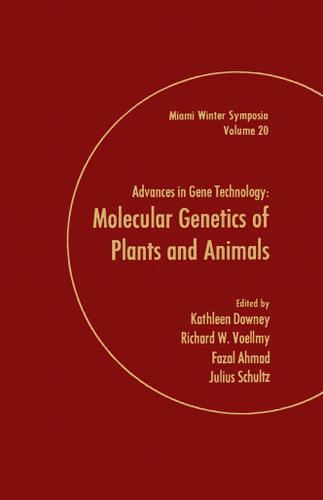 Cover image for Advances in Gene Technology: Molecular Genetics of Plants and Animals